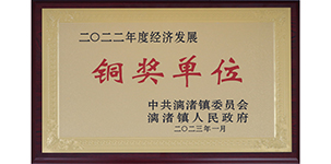 榮獲漓渚鎮(zhèn)2022年度經(jīng)濟(jì)發(fā)展銅獎.JPG